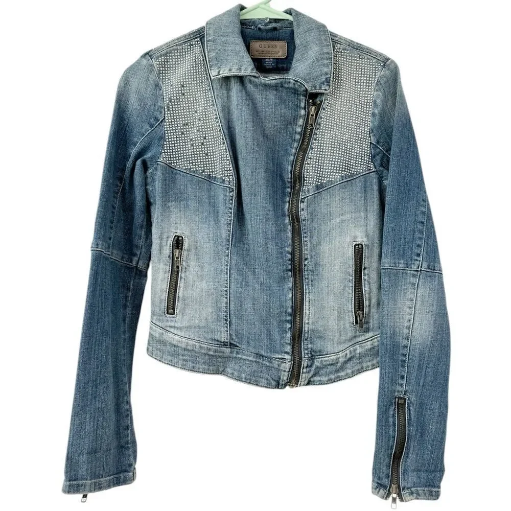 Guess Denim Jacket XS - Picture 1 of 8
